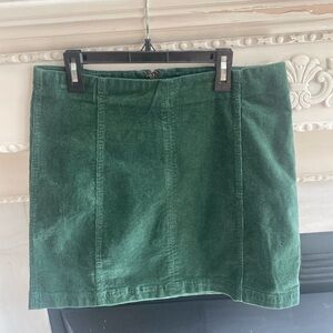 Size M Wishlist Deep Green Corduroy Skirt